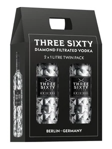 Three Sixty Three Sixty Vodka Twin Pack 2x1L