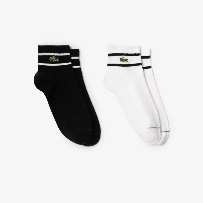 Lacoste 2-Pack Striped Socks