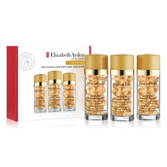 E.ARDEN CERAMIDE ADVANCE EYE CAPSULES 30PC TRIO