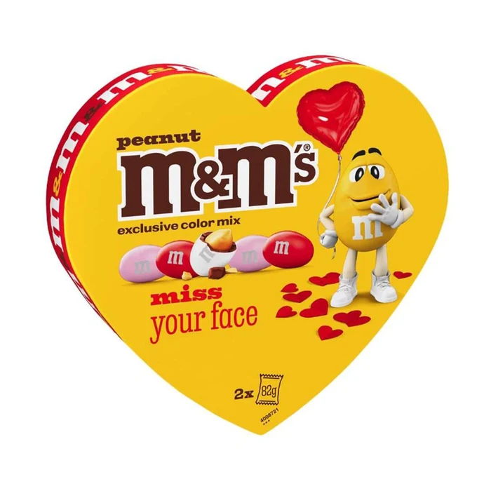 M&M's Heart Shape Miss Your Face