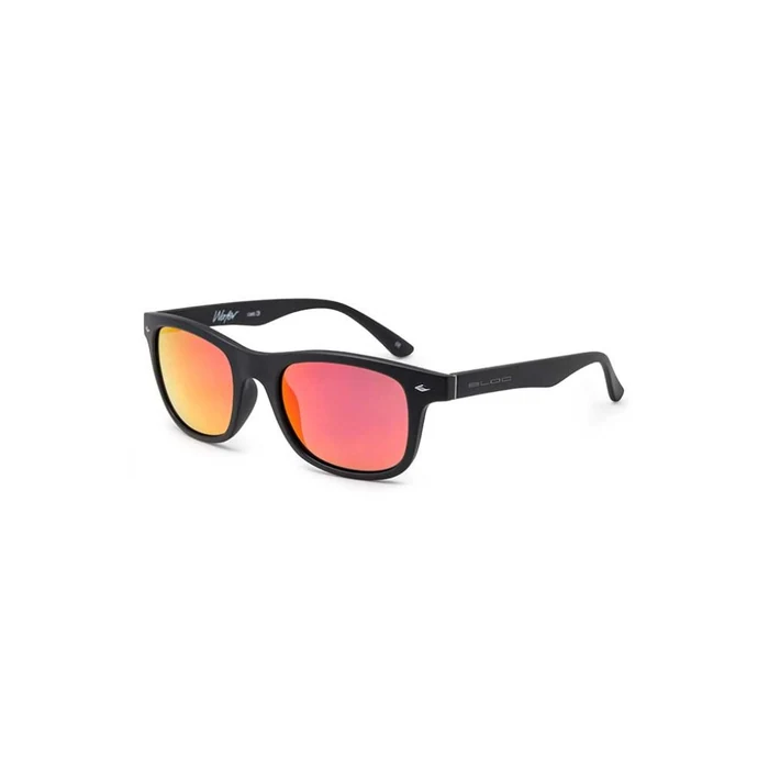 Bloc Junior Wafer Black And Red Mirrored Sunglasses J503