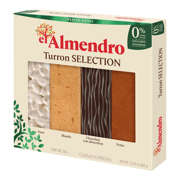 El Almendro Sampler Turron Selection 0 Added Sugar 380g