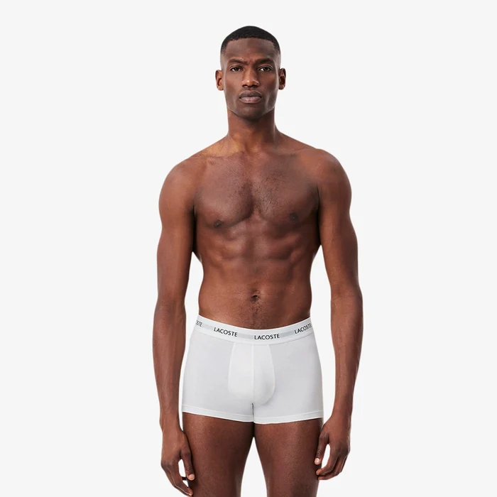 Lacoste 3-Pack Stretch Cotton Trunks