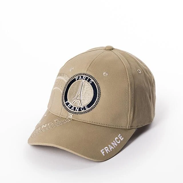 Souvenir de Paris Eiffel tower shadow beige cap