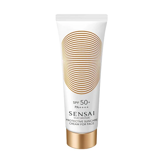 SENSAI SENSAI SILKY BRONZE PROTECTIVE SUNCARE CREAM FOR FACE 50+