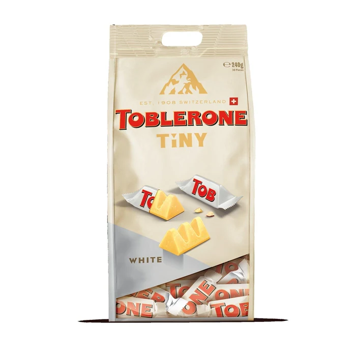 Toblerone Tiny White Bag