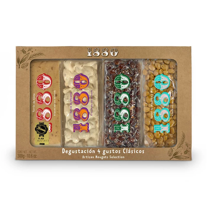 Turrón 1880 Degustacion Crystal Nougat 300g