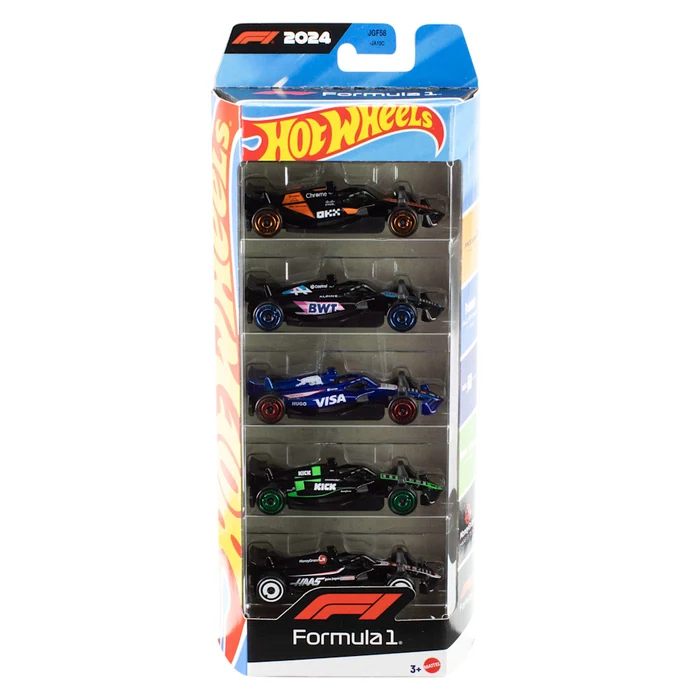 Hot Wheels Basic Car F1 5 Set