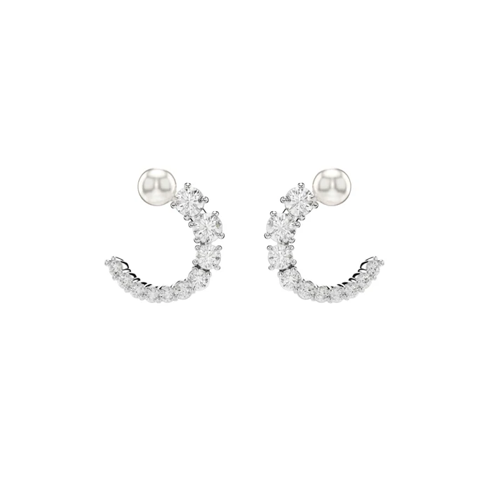 Swarovski Matrix Stud Circle Earrings - Ss Box