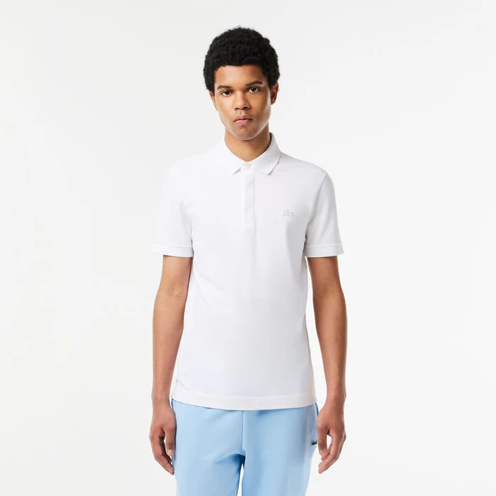 Lacoste Regular Fit Paris Stretch Piqué Polo Shirt