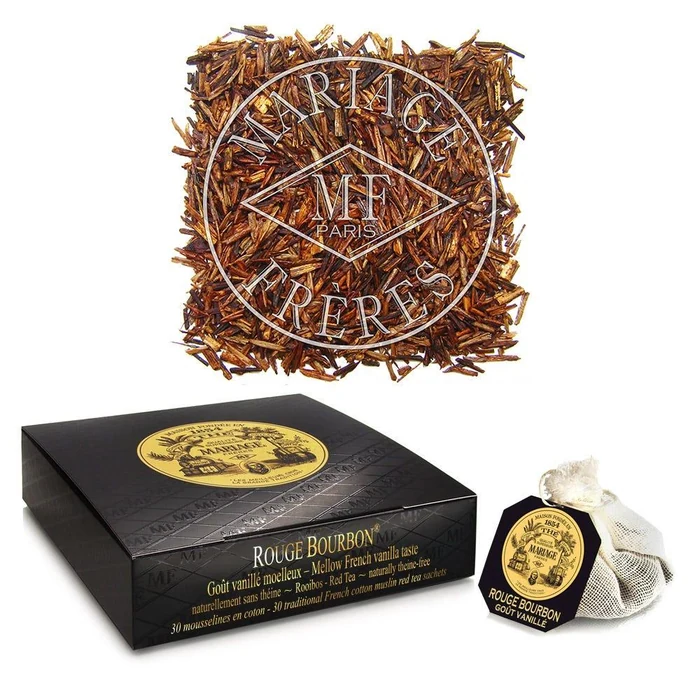 Mariage Frères Rouge Bourbon - Box Of 30 Muslin Tea Sachet