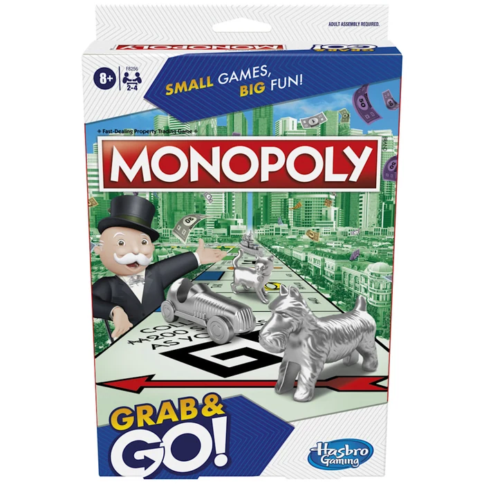 Hasbro Grab And Go Monopoly