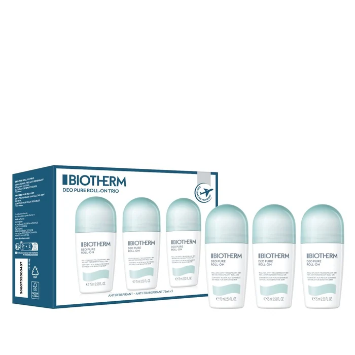 Biotherm Deo Pure Roll On Trio 3x75ml
