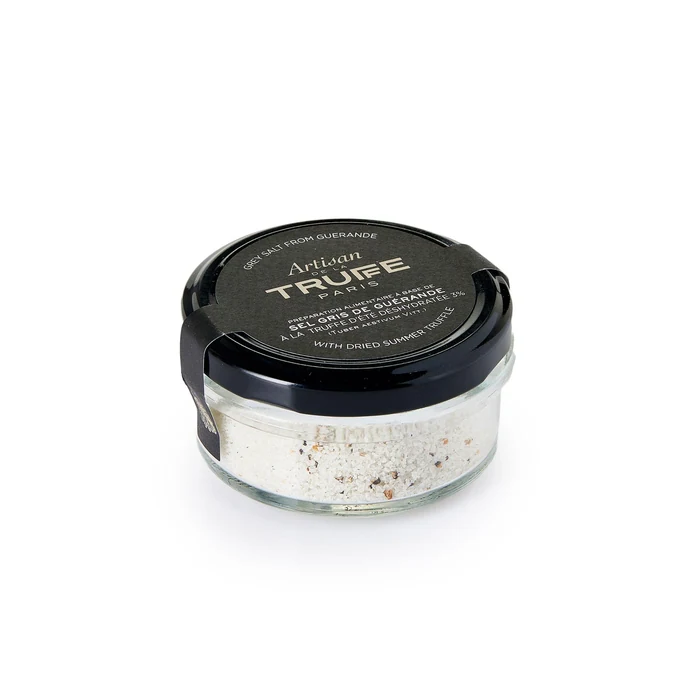 Artisan De La Truffe Grey Salt From Guerande With Dried Summer Truffle (tuber Aestivum)