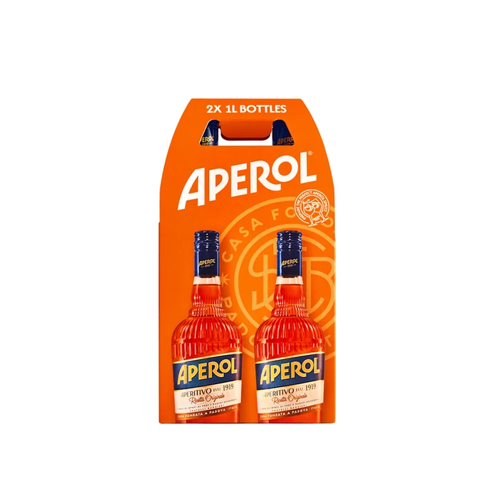 Aperol Aperitivo Italian Spritz Twinpack 2x1l