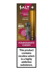 Salt KIT WITH POD | SALT LITE Gold + Pomegranate Cherry 20mg/ml TPD2*