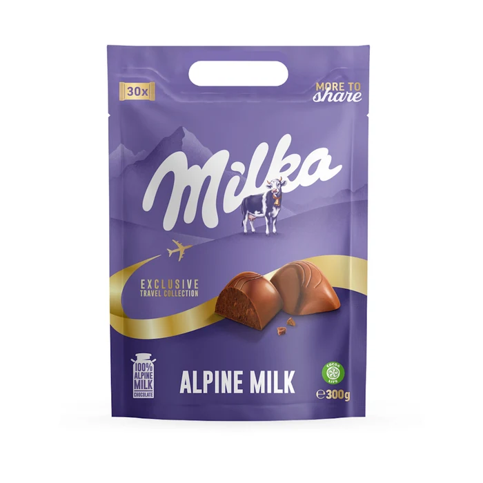 Milka Mini Alpine Milk Pouch 300g