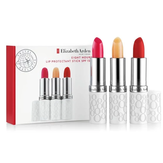 E.ARDEN EIGHT HOUR LIP TINT SPF TRIO TRX