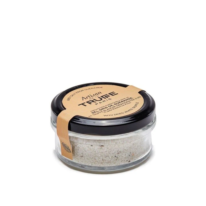 Artisan De La Truffe Grey Salt From Guerande With Dried White Truffle (tuber Aestivum)