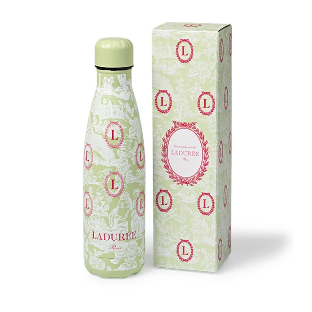 Ladurée Toile de Jouy water bottle