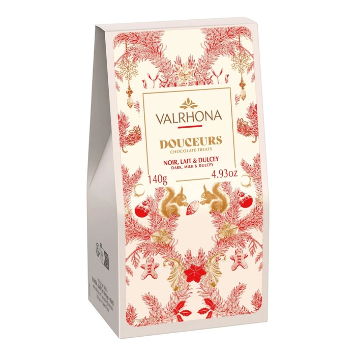 Valrhona Christmas Treats Giftbox - Dark, Milk & Dulcey at Paris