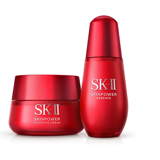 SKⅡ SK2 SKINPOWER ESSENCE & CREAM SET TR