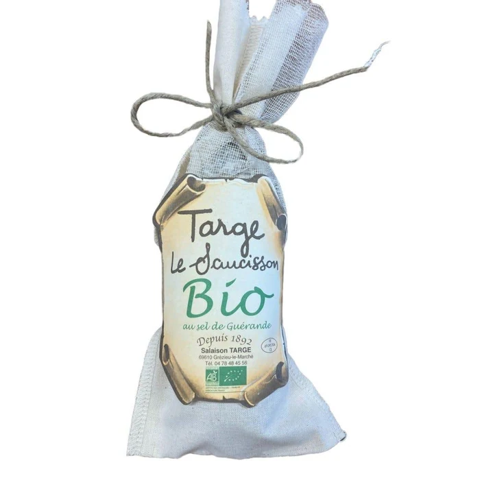 Targe Le Saucisson Bio au sel de Guérande
