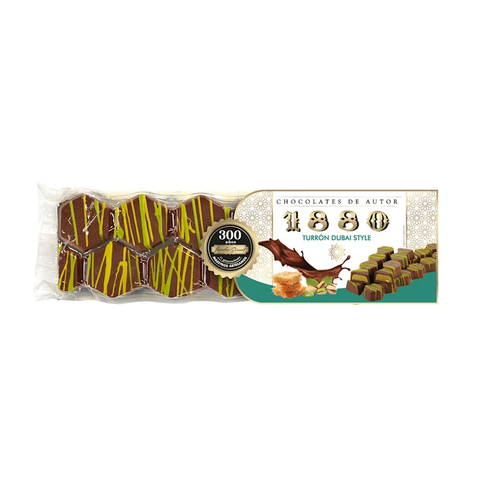 Turrón 1880 Turrón Chocolate Autor Dubai 200g