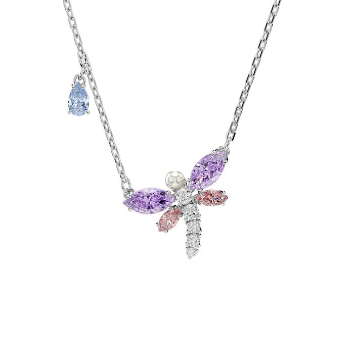 Swarovski Ariana Grande Dragonfly Multicolored Pendant - Ss Box
