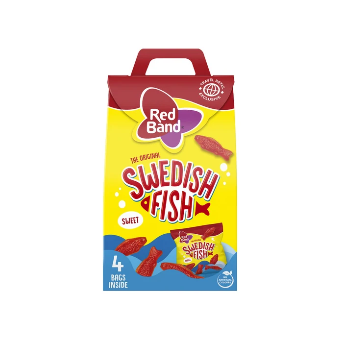Red Band Swedish Fish 4x100g