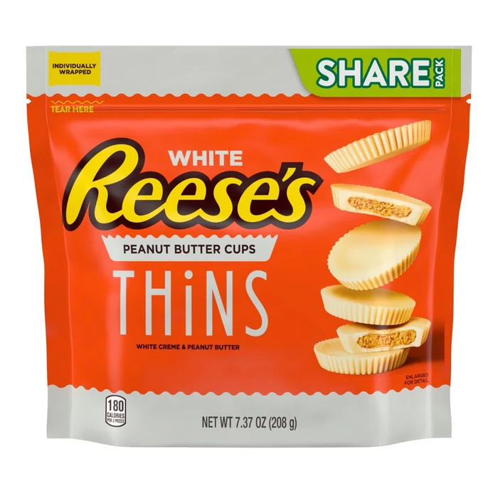 Reese's White Creme Peanut Butter Thins 208g