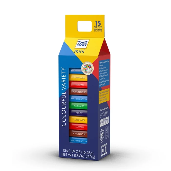 Ritter Sport Mini Tower Colourful Mix 250g