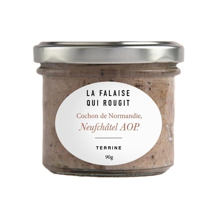 La Falaise Qui Rougit Normandy pork terrine, Neufchatel AOP