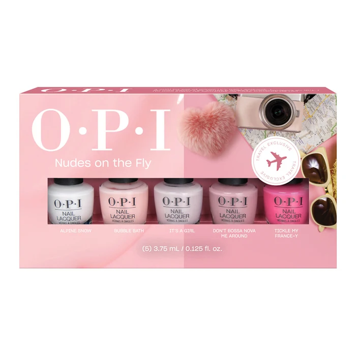 OPI Nudes On The Go W4 Travel Retail Exclusive Set 5x3.75ml
