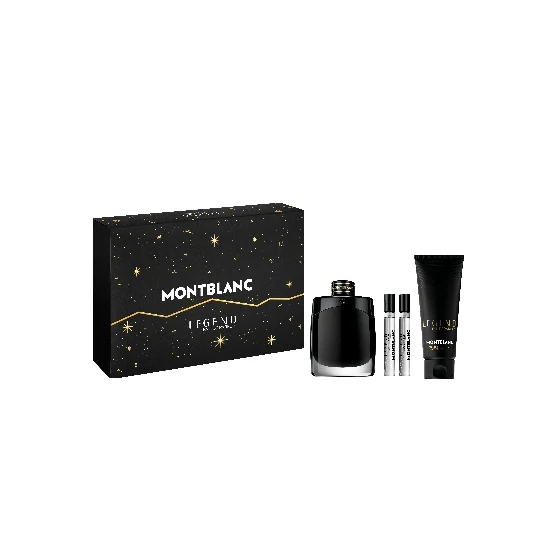 MONT BLANC MONTBLANC LEGEND EDP 4PC SET [EDP 100ml + SHOWER GEL 100ml + 7.5ml*2]