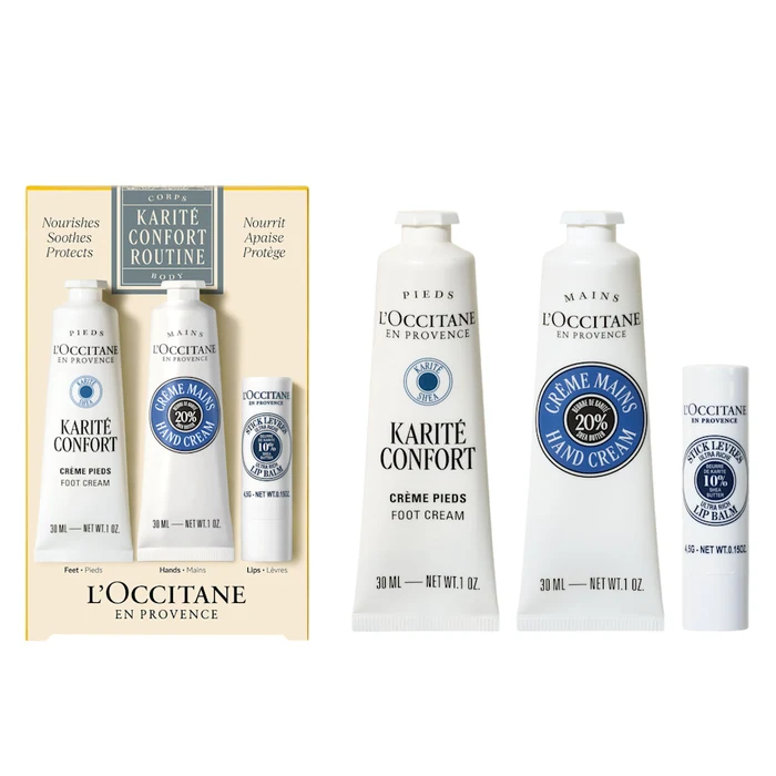 L'Occitane Karite Confort Travel Must Haves