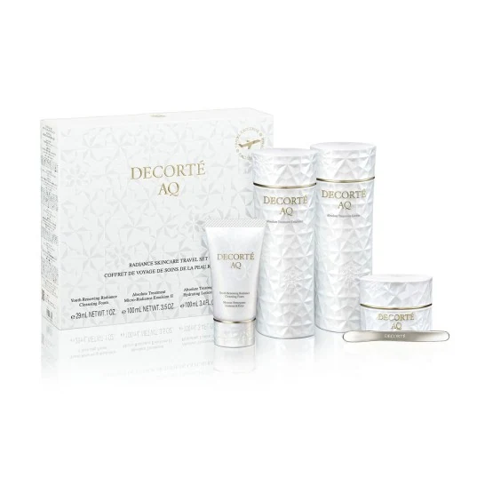 DECORTE DECORTÉ AQ RADIANCE SKINCARE TRAVEL SET