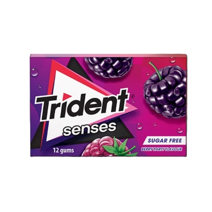 Trident Senses Wallet Pack Berry 23g