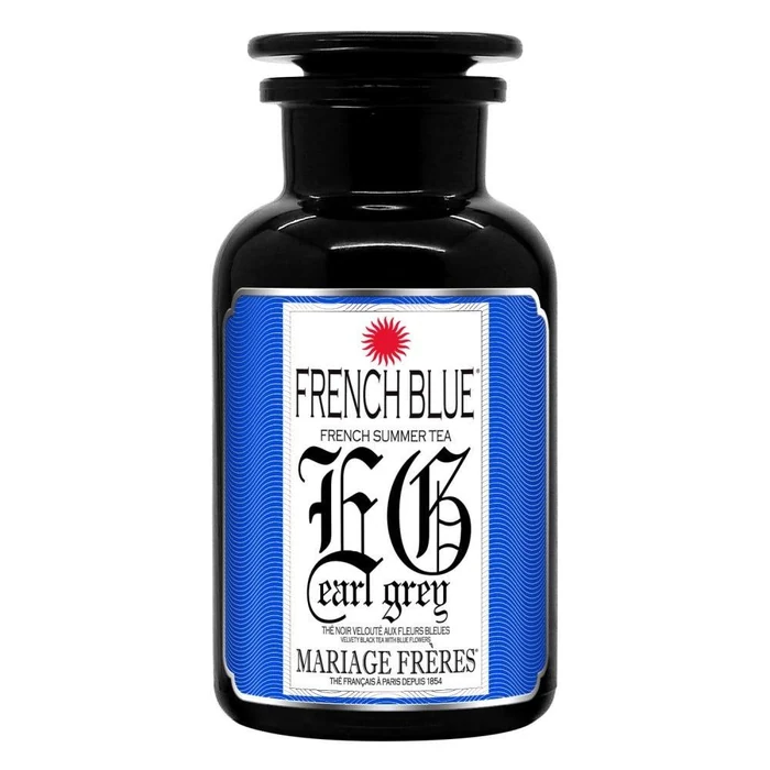 Mariage Frères Earl Grey French Blue Black Iced Tea at Paris