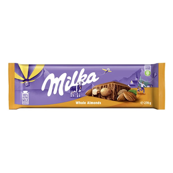 Milka Whole Almonds 270g