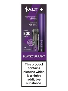 Salt KIT WITH POD | SALT LITE Purple + Blackcurrant 20mg/ml TPD2*