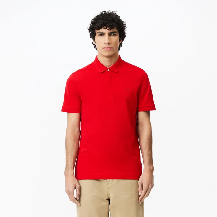Lacoste Regular Fit Paris Stretch Piqué Polo Shirt