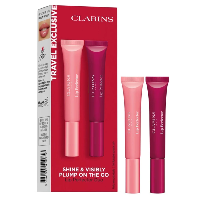 Clarins Lip Perfector Duo 01 & 08