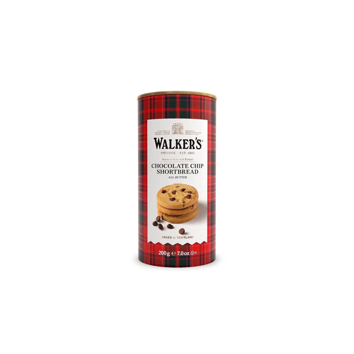 Walker's Shortbread Chocolate Chip Shortbread Tube 200g