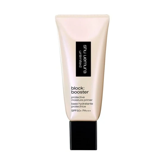 SHU UEMURA unlimited block:booster protective moisture primer SPF 50+ PA+++