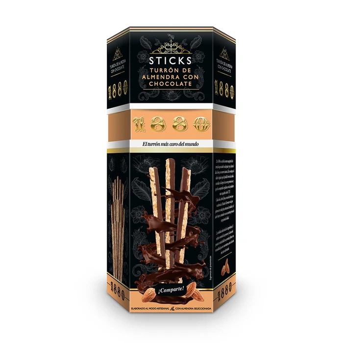 Turrón 1880 Sticks Bañados Chocolate 150g