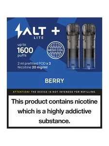 Salt POD 2 pcs | SALT LITE Berry 20mg/ml TPD2*