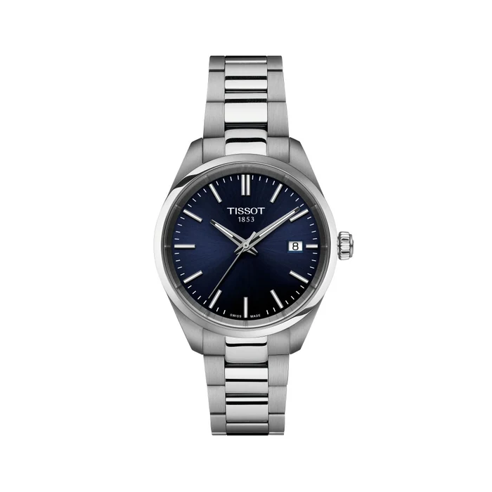 Tissot Pr100 Class Unisex Grey Steel Blue 34 Q2 T1502101104100