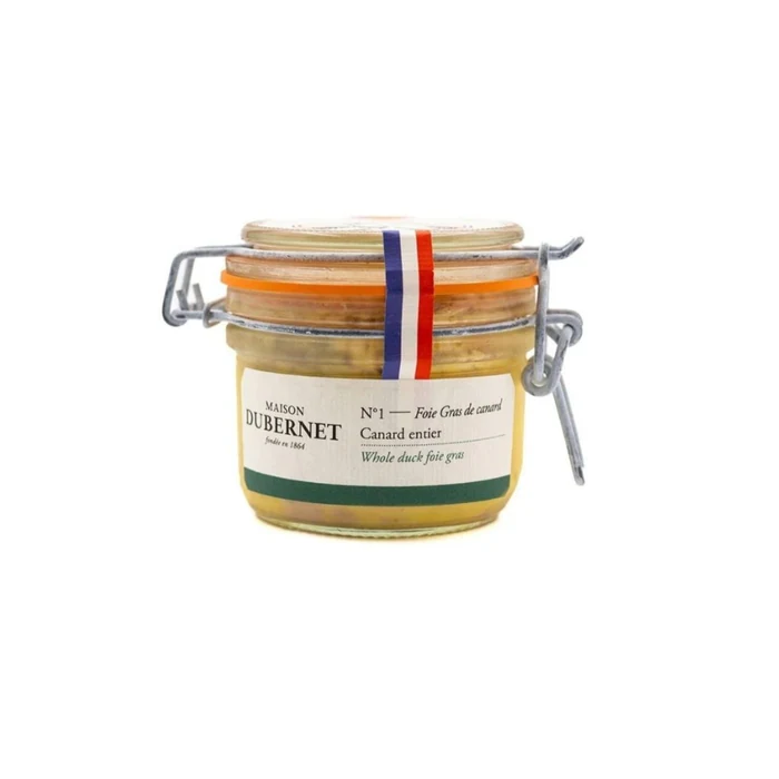 Maison Dubernet Whole Duck Foie Gras in a Jar - 125 g