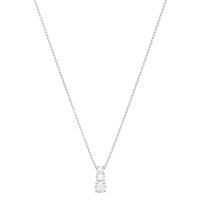 Swarovski Necklace Attract Rhodium White Silver
